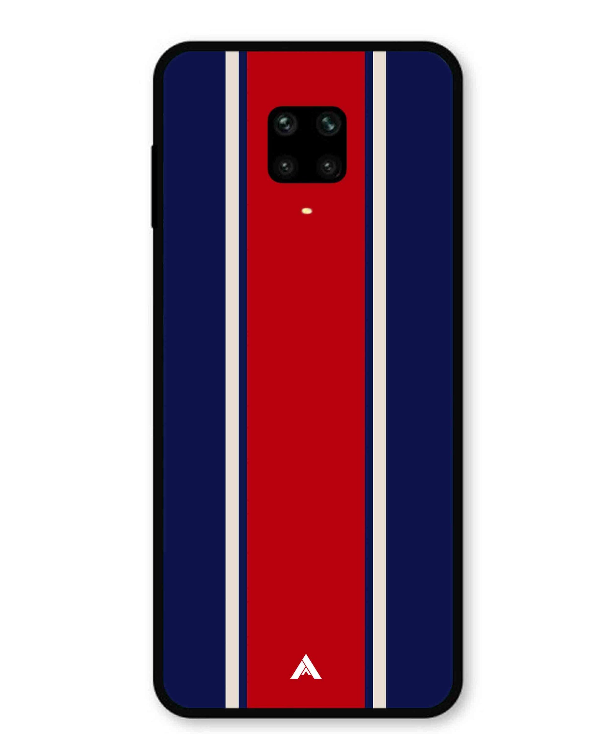 Stripe Pattern 15 Metal Back Cover Phone Case for Xiaomi Redmi Note 9 Pro