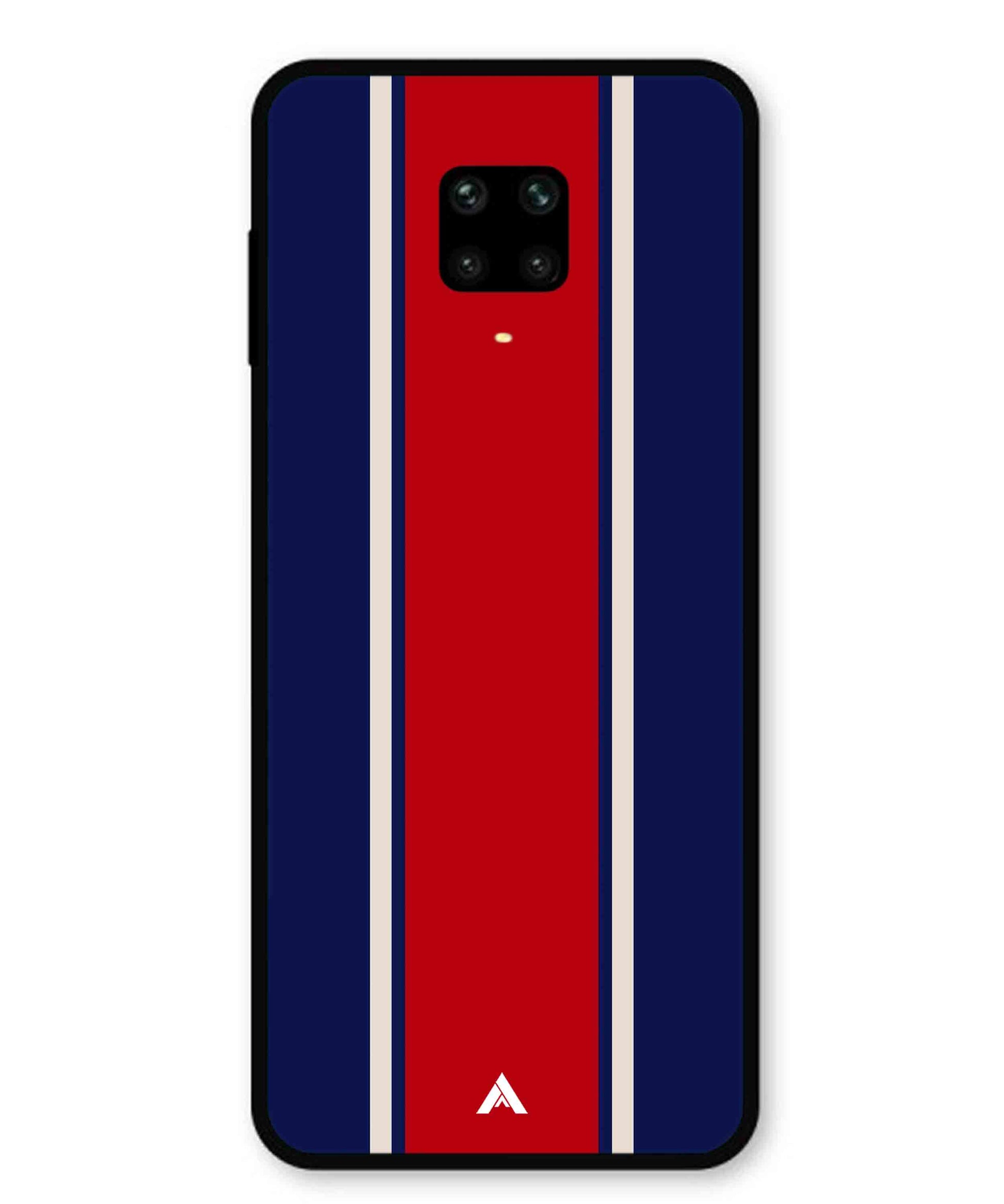 Stripe Pattern 15 Metal Back Cover Phone Case for Xiaomi Redmi Note 9 Pro Max
