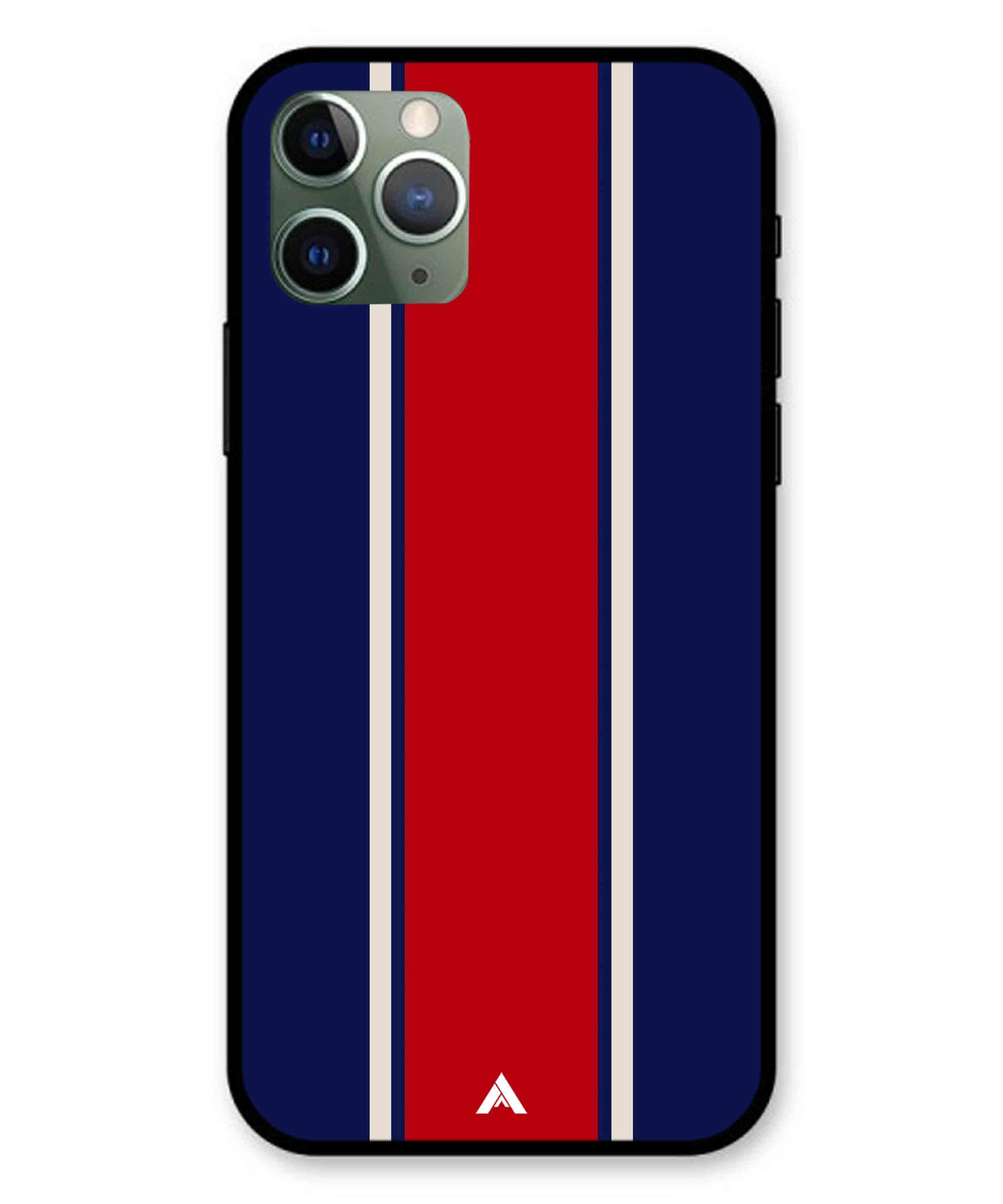 Stripe Pattern 15 Metal Back Cover Phone Case for iPhone 11 Pro