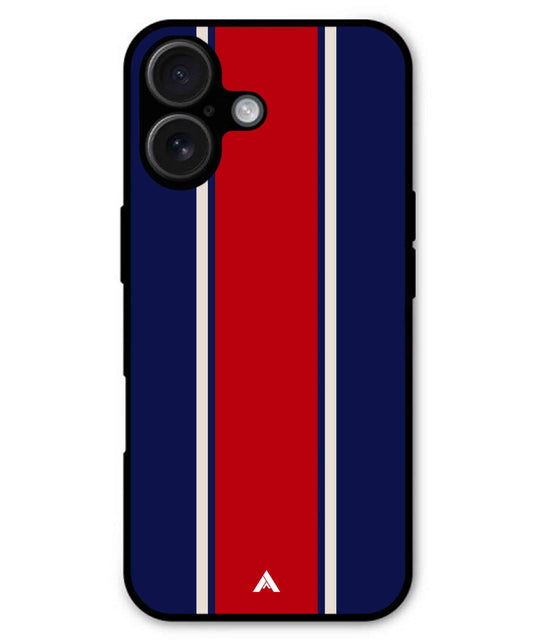 Stripe Pattern 15 Metal Back Cover Phone Case for iPhone 16