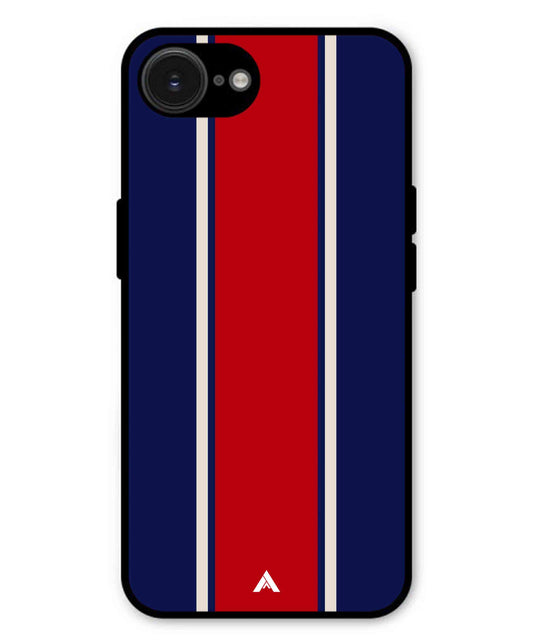 Stripe Pattern 15 Metal Back Cover Phone Case for iPhone 16e