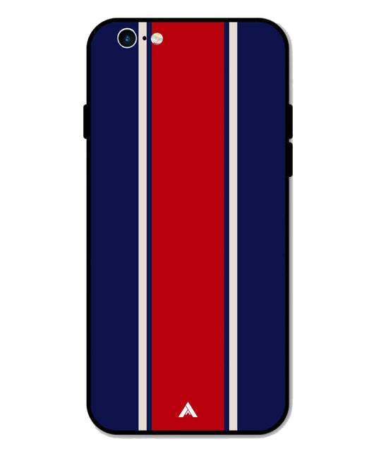 Stripe Pattern 15 Metal Back Cover Phone Case for iPhone 6 Plus