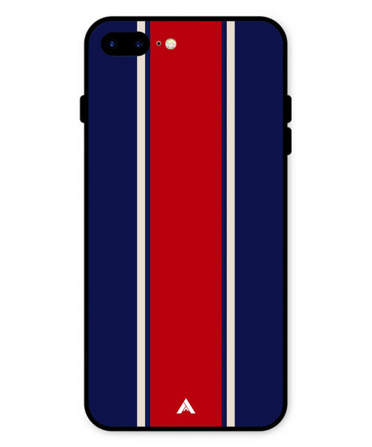 Stripe Pattern 15 Metal Back Cover Phone Case for iPhone 7 Plus