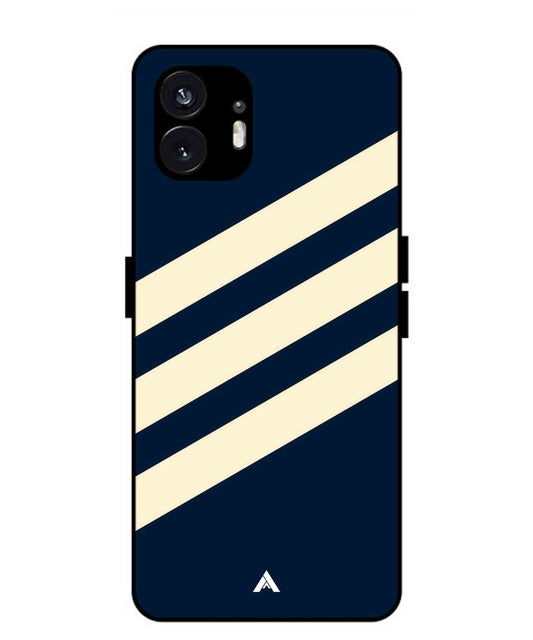Stripe Pattern 16 Metal Back Cover Phone Case for Nothing Phone 2