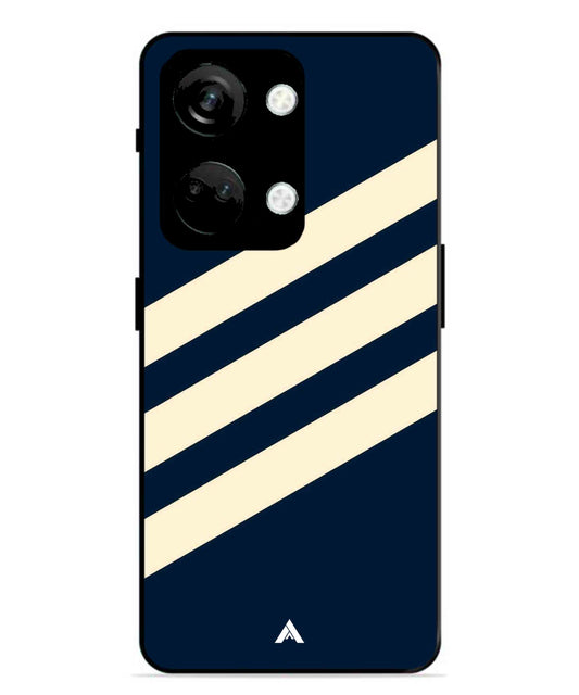 Stripe Pattern 16 Metal Back Cover Phone Case for Oneplus Nord 3