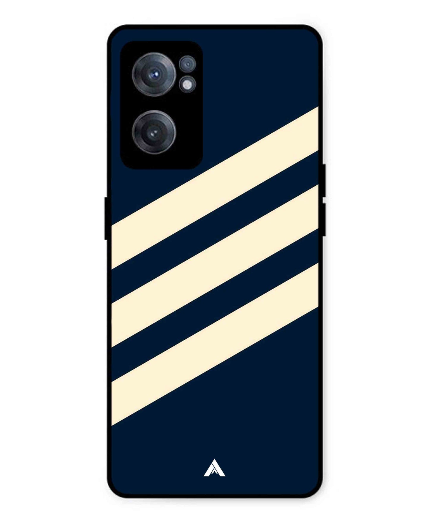 Stripe Pattern 16 Metal Back Cover Phone Case for Oneplus Nord CE 2