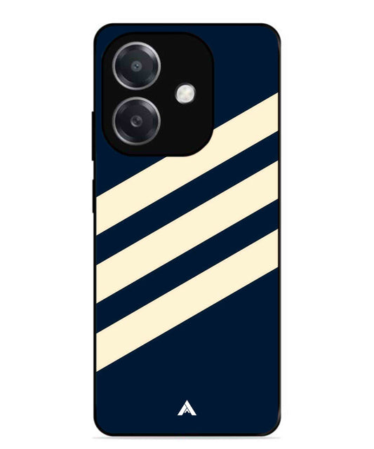 Stripe Pattern 16 Metal Back Cover Phone Case for Oppo A3