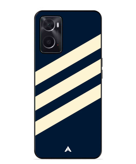 Stripe Pattern 16 Metal Back Cover Phone Case for Oppo A36