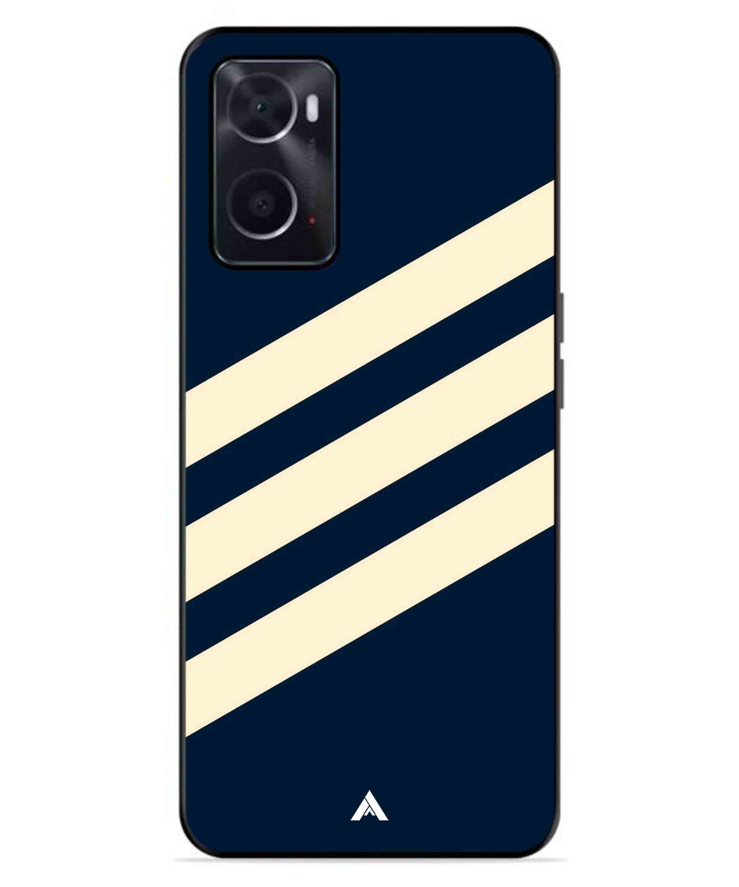 Stripe Pattern 16 Metal Back Cover Phone Case for Oppo A76