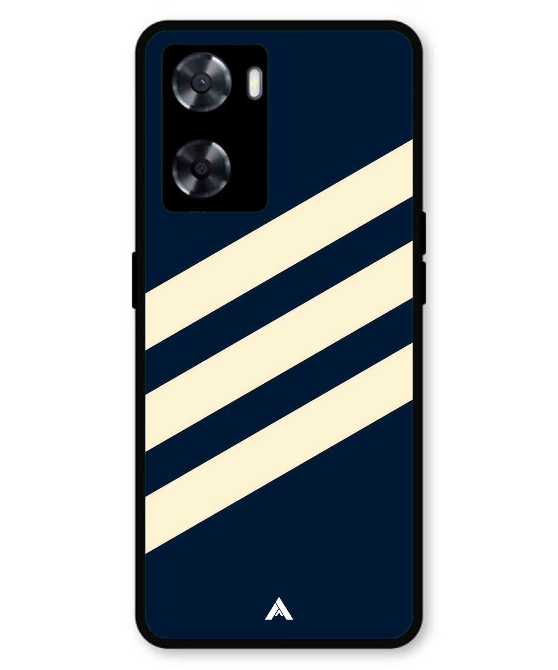Stripe Pattern 16 Metal Back Cover Phone Case for Oppo A77
