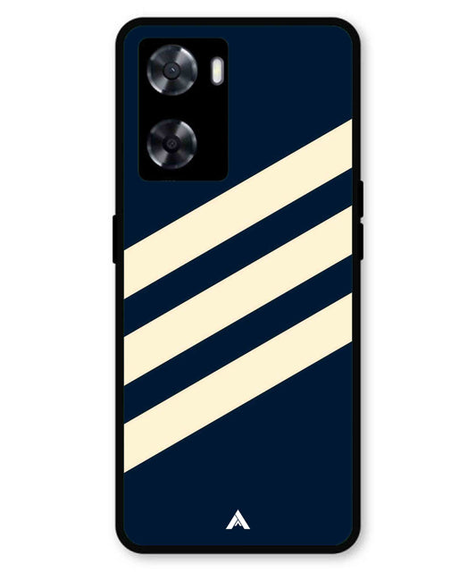 Stripe Pattern 16 Metal Back Cover Phone Case for Oppo A77