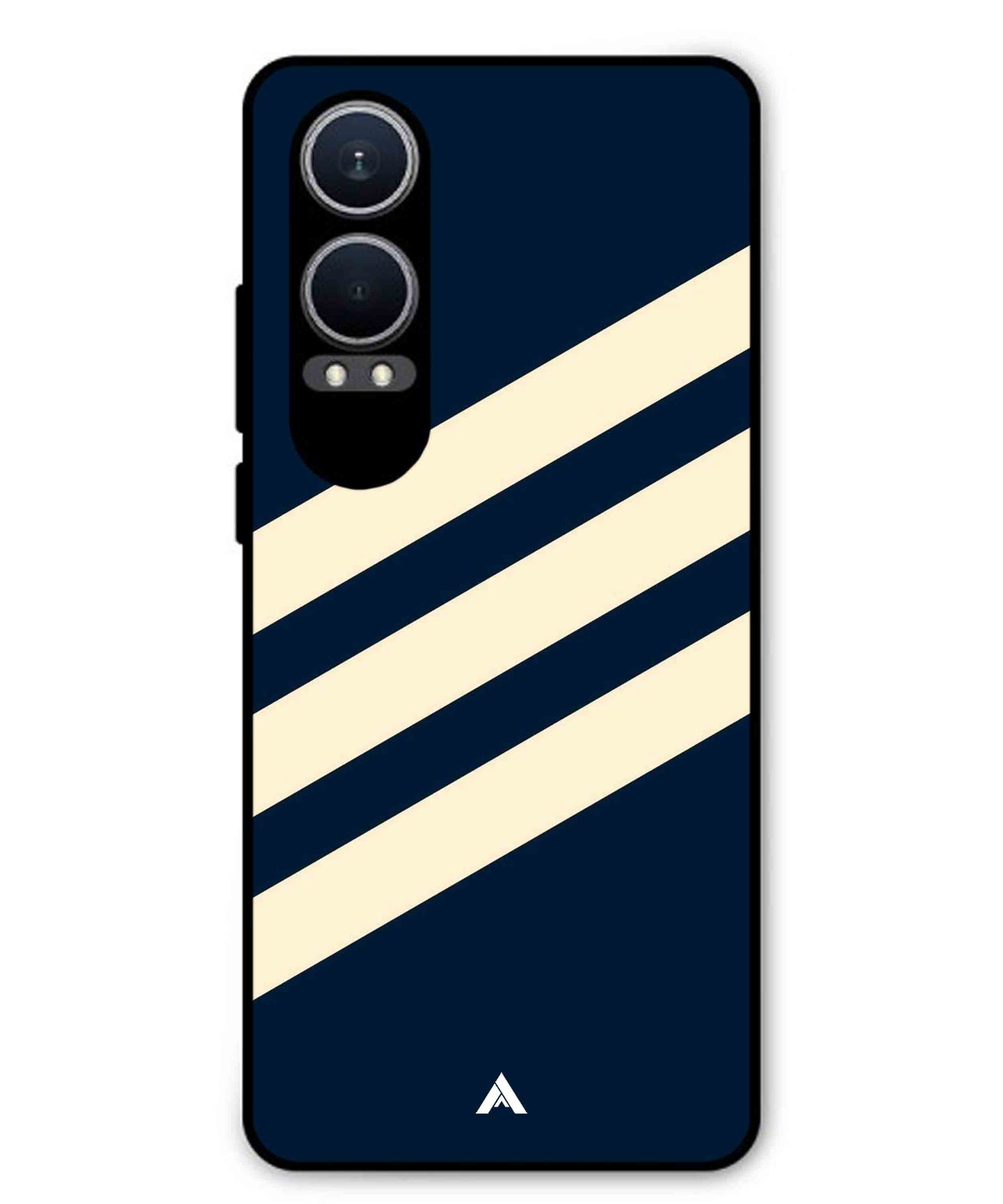 Stripe Pattern 16 Metal Back Cover Phone Case for Oppo K12x