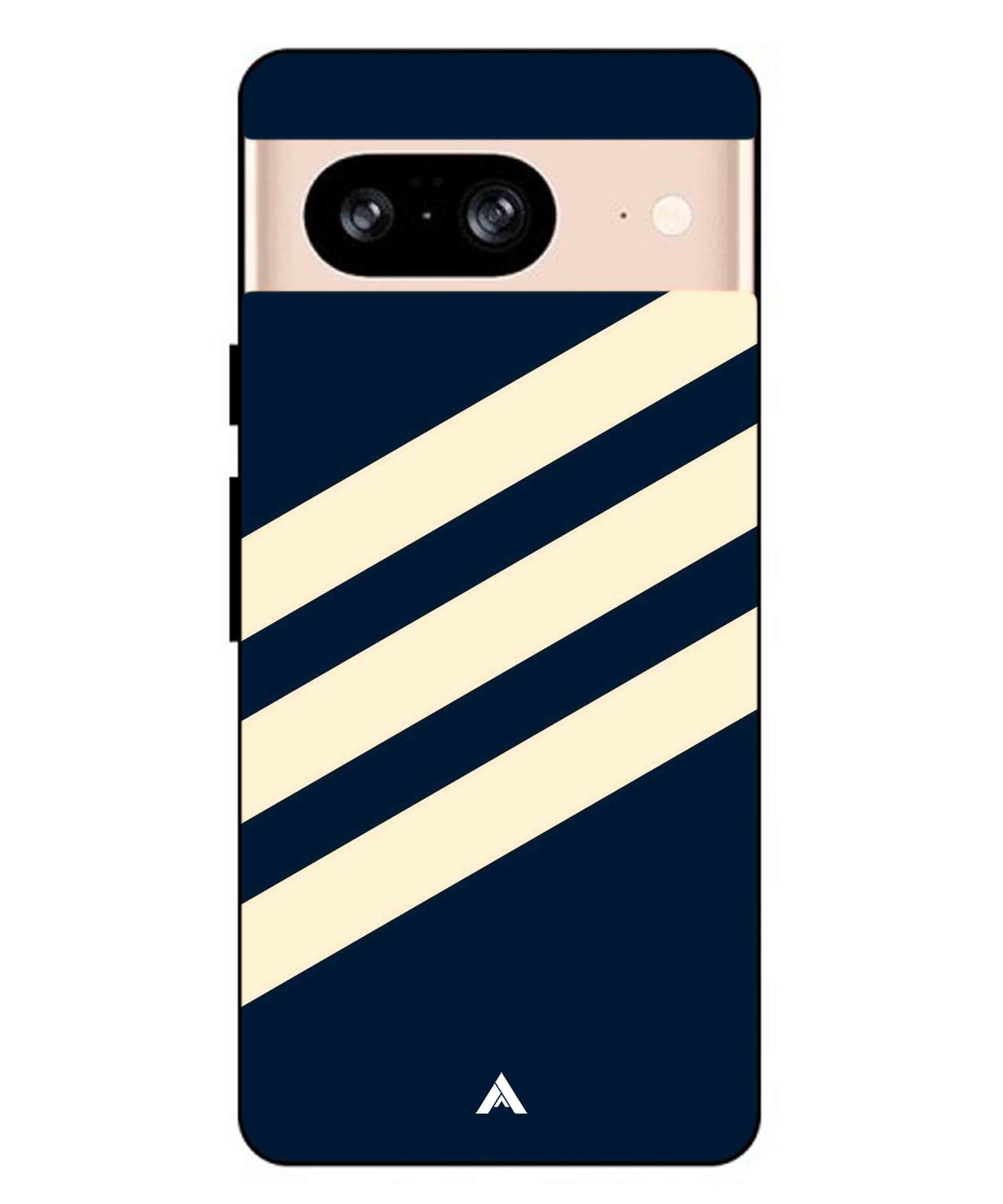 Stripe Pattern 16 Metal Back Cover Phone Case for Pixel 8