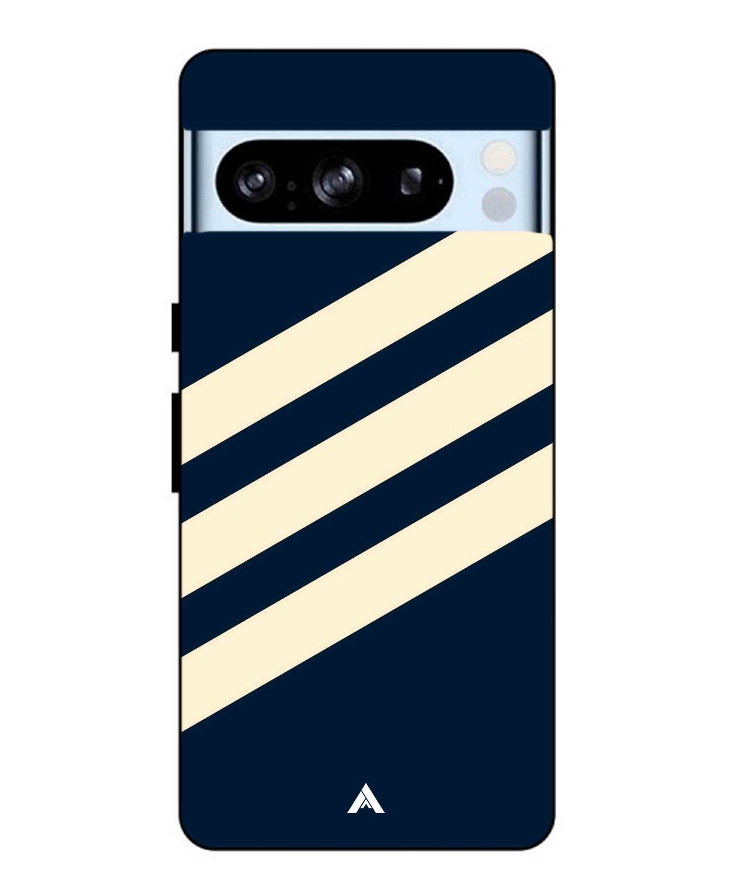 Stripe Pattern 16 Metal Back Cover Phone Case for Pixel 8 Pro
