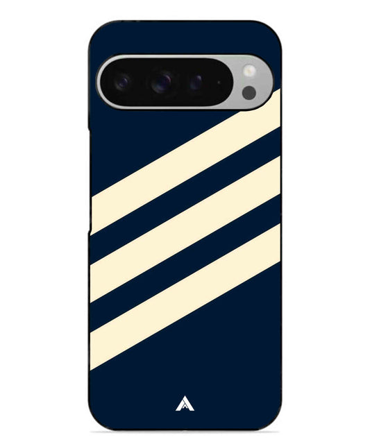 Stripe Pattern 16 Metal Back Cover Phone Case for Pixel 9 Pro