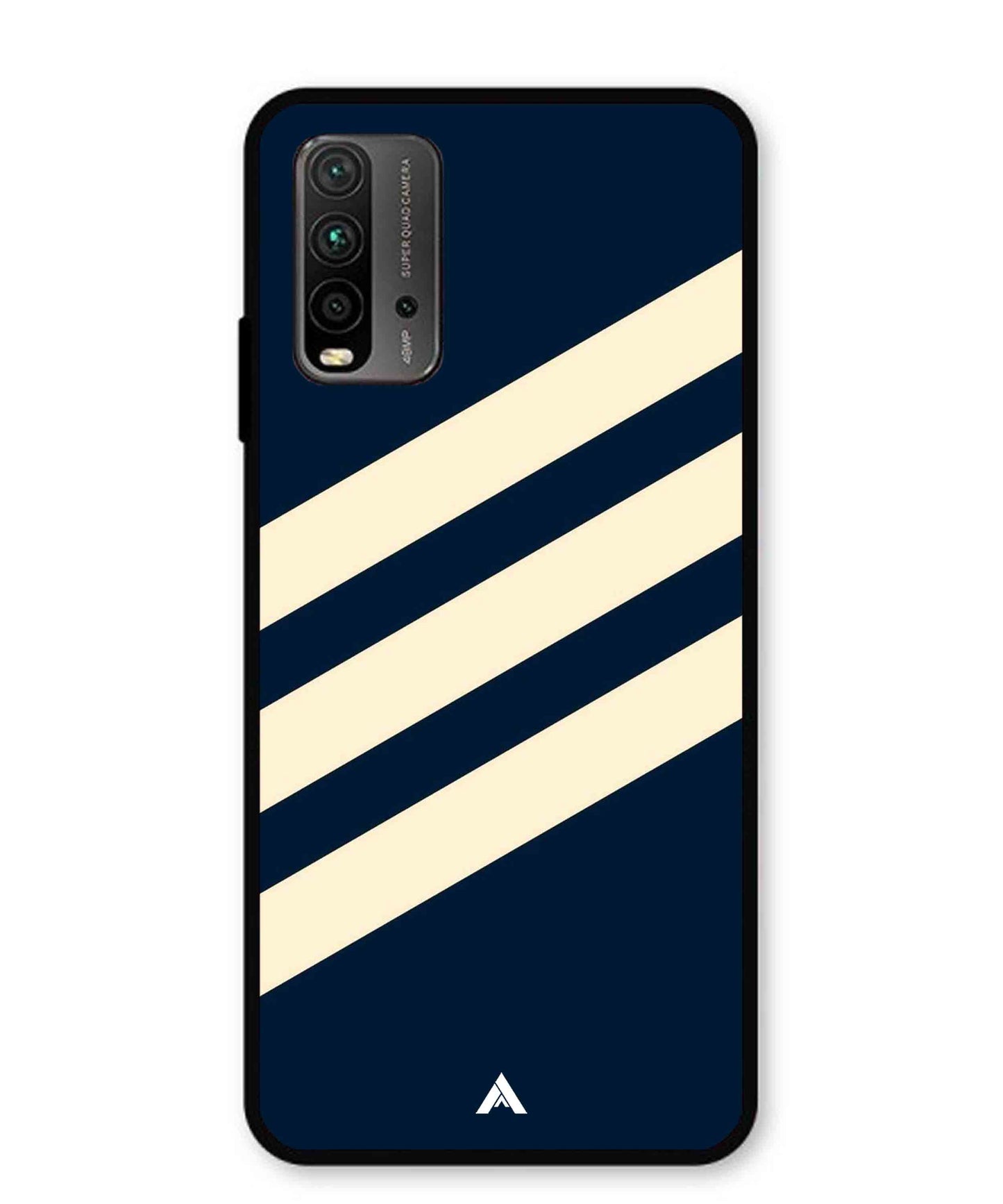 Stripe Pattern 16 Metal Back Cover Phone Case for Poco M3