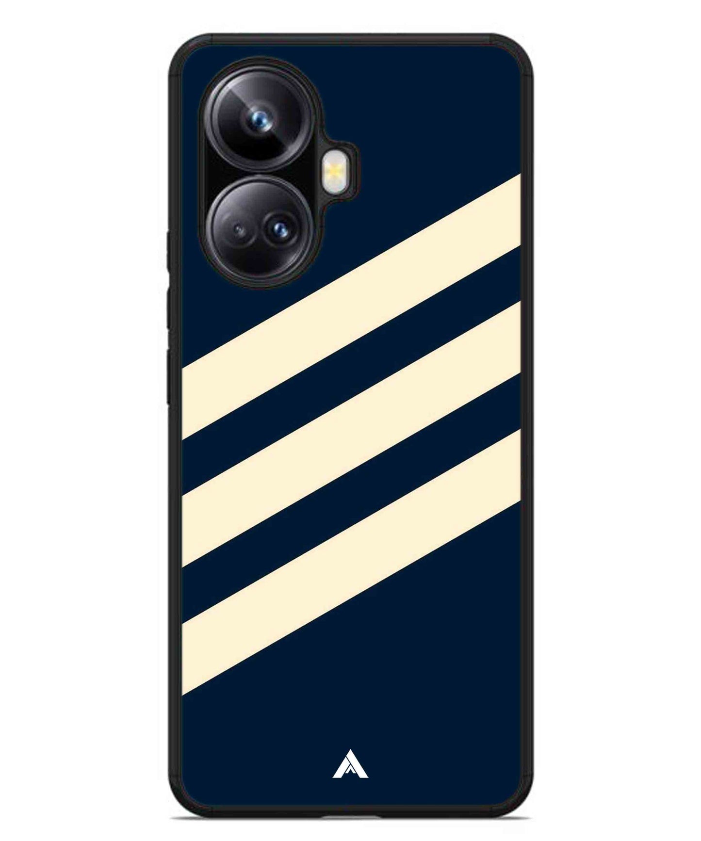 Stripe Pattern 16 Metal Back Cover Phone Case for Realme 10 Pro Plus