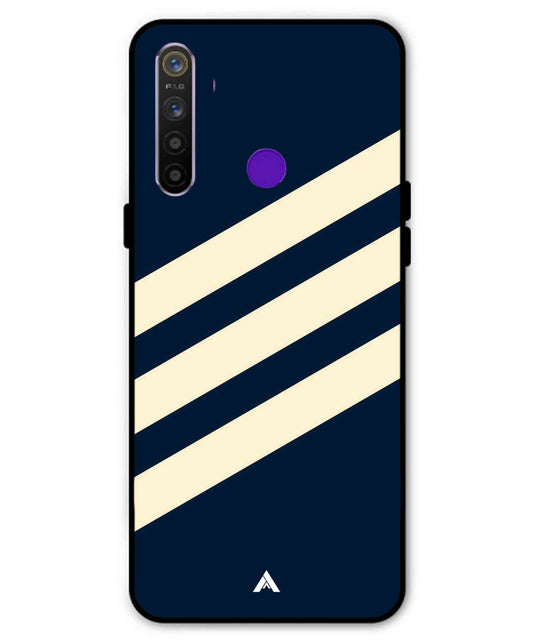 Stripe Pattern 16 Metal Back Cover Phone Case for Realme 5i