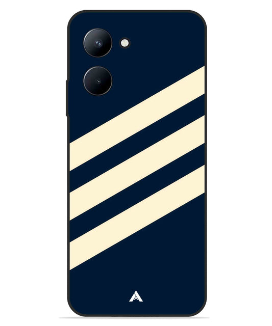 Stripe Pattern 16 Metal Back Cover Phone Case for Realme C33