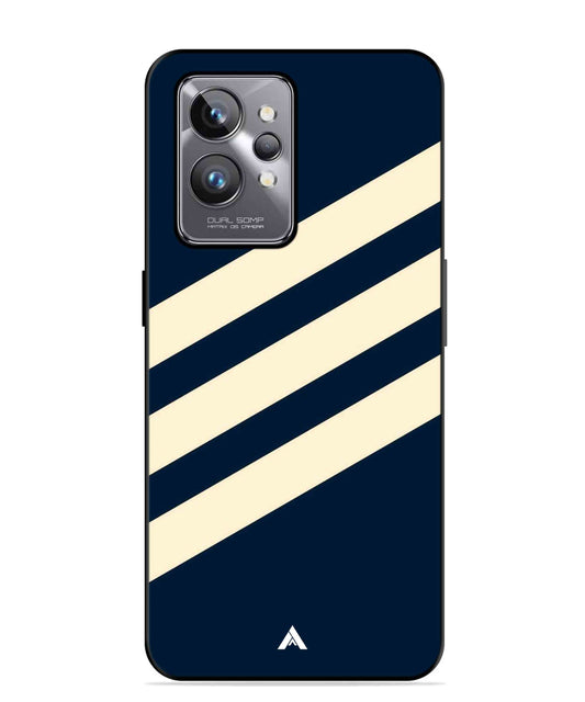 Stripe Pattern 16 Metal Back Cover Phone Case for Realme GT 2 Pro