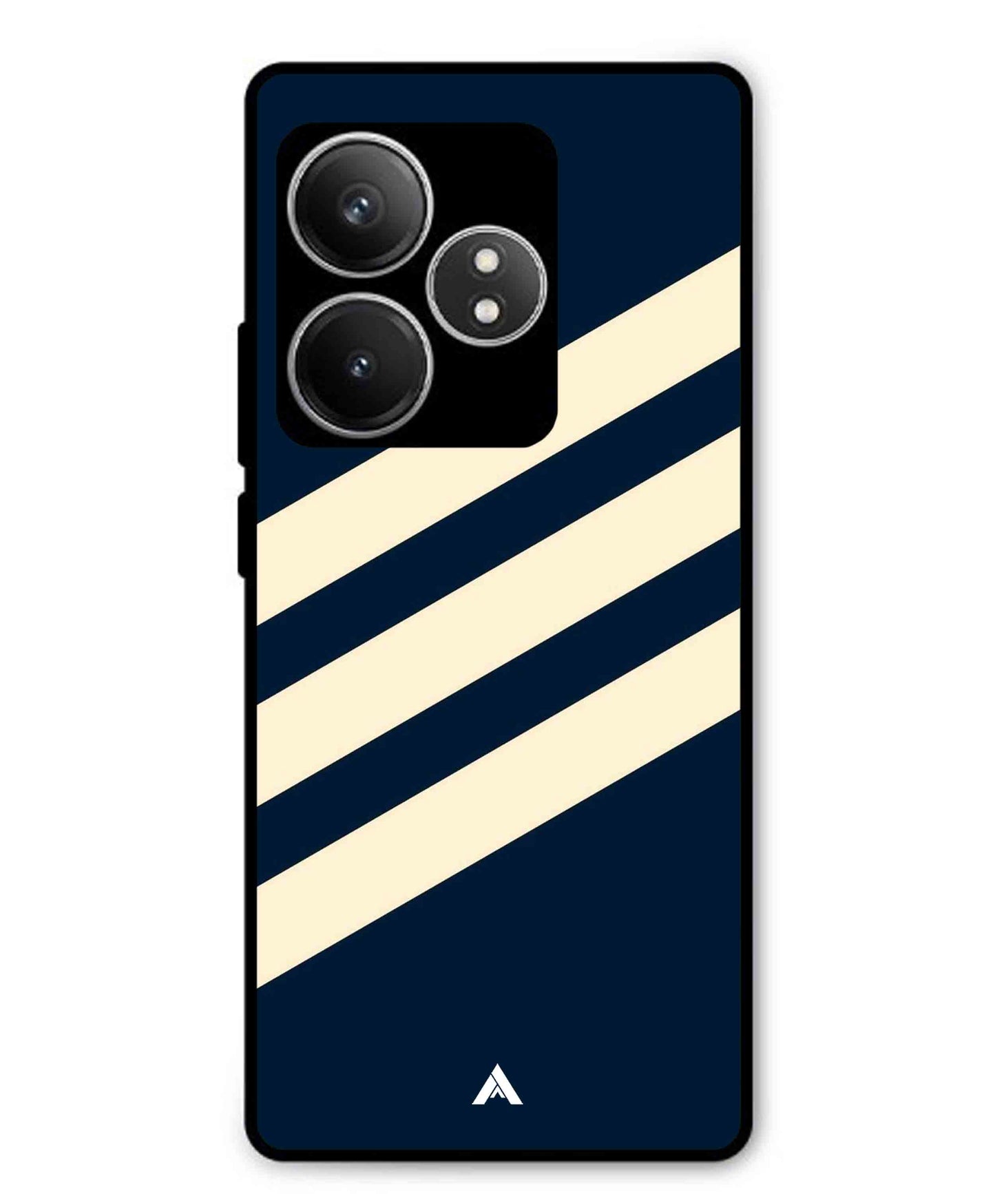 Stripe Pattern 16 Metal Back Cover Phone Case for Realme GT 6T