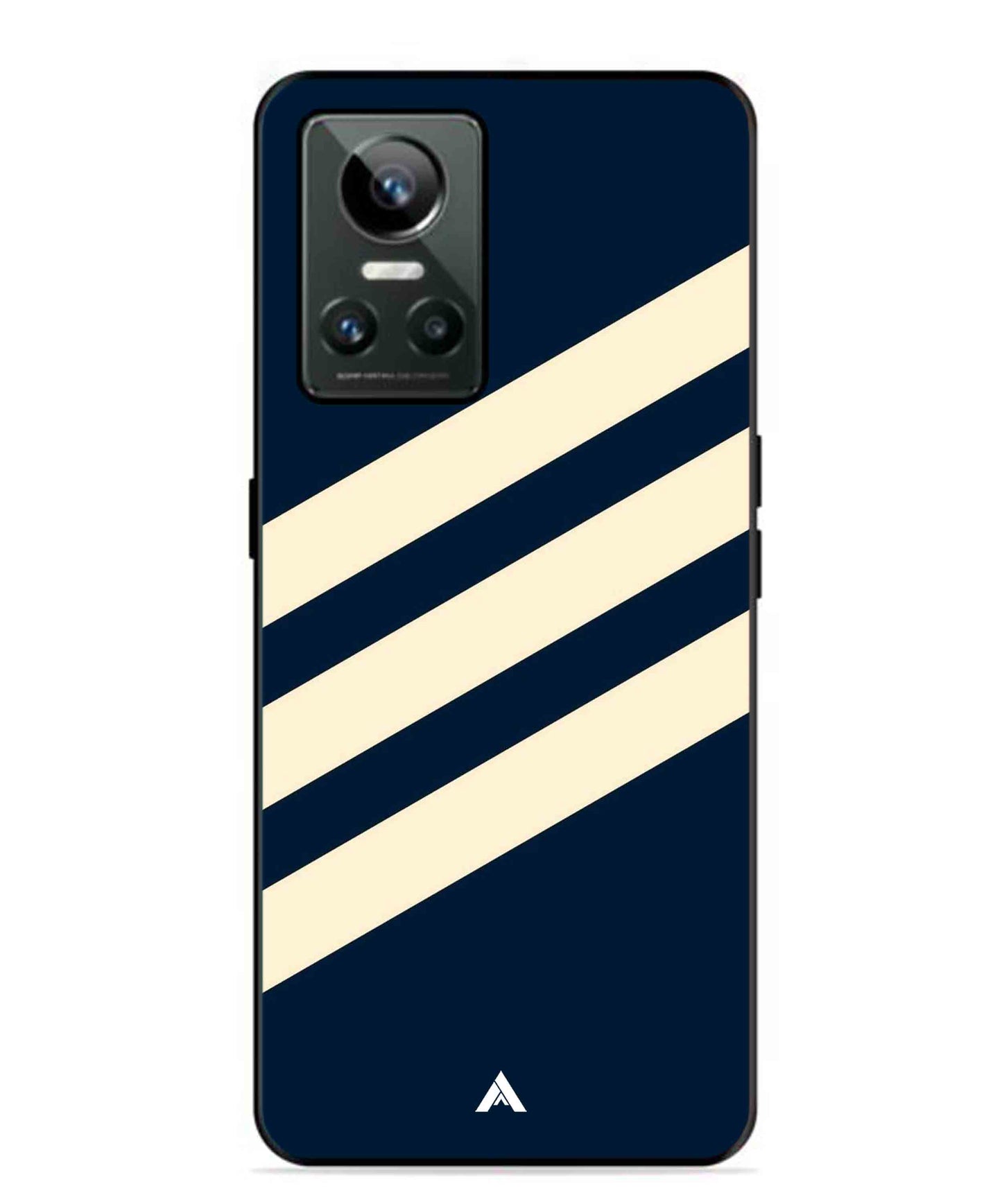 Stripe Pattern 16 Metal Back Cover Phone Case for Realme GT Neo 3