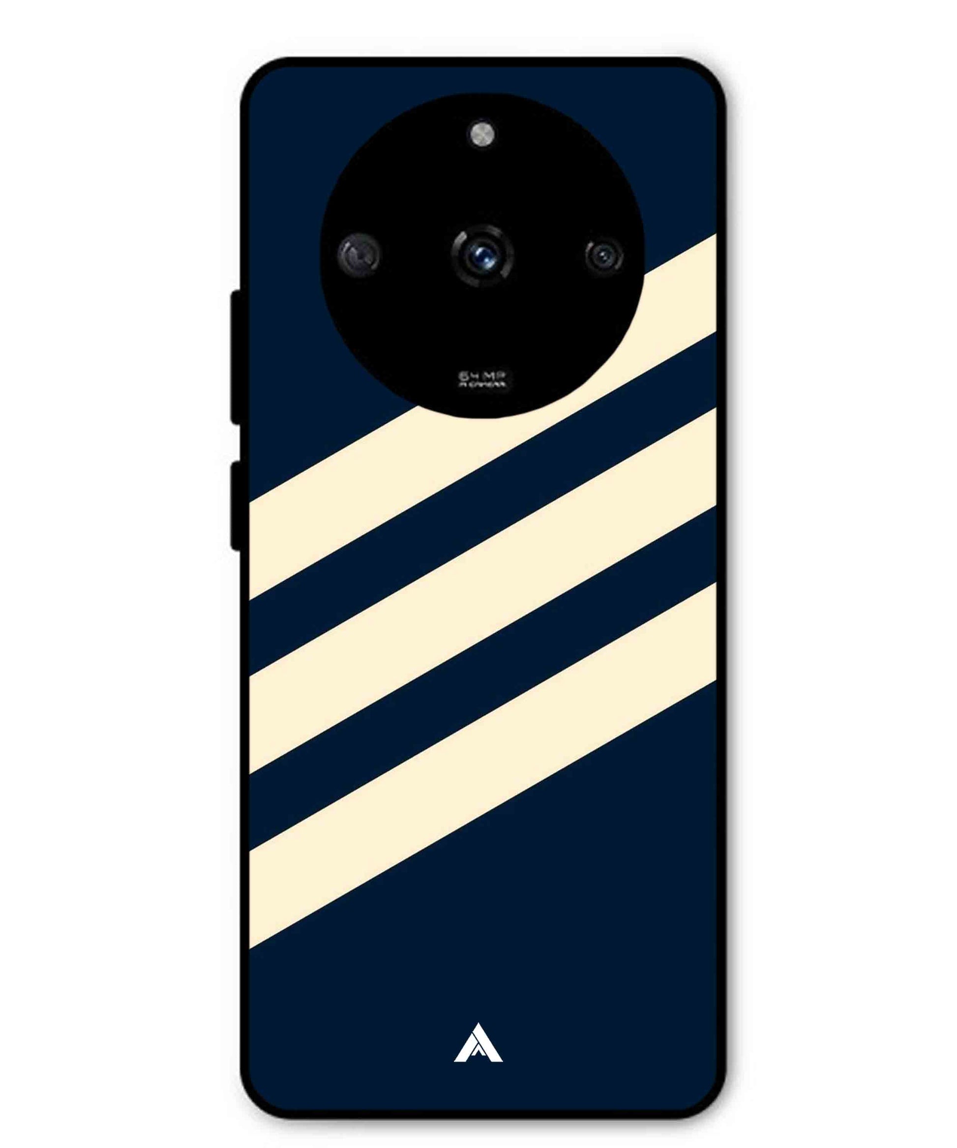 Stripe Pattern 16 Metal Back Cover Phone Case for Realme Narzo 60