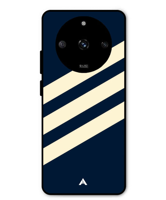 Stripe Pattern 16 Metal Back Cover Phone Case for Realme Narzo 60