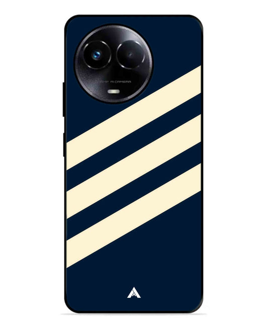 Stripe Pattern 16 Metal Back Cover Phone Case for Realme Narzo 60X 928f38b2-f952-485a-aca7-6a528f9960bf
