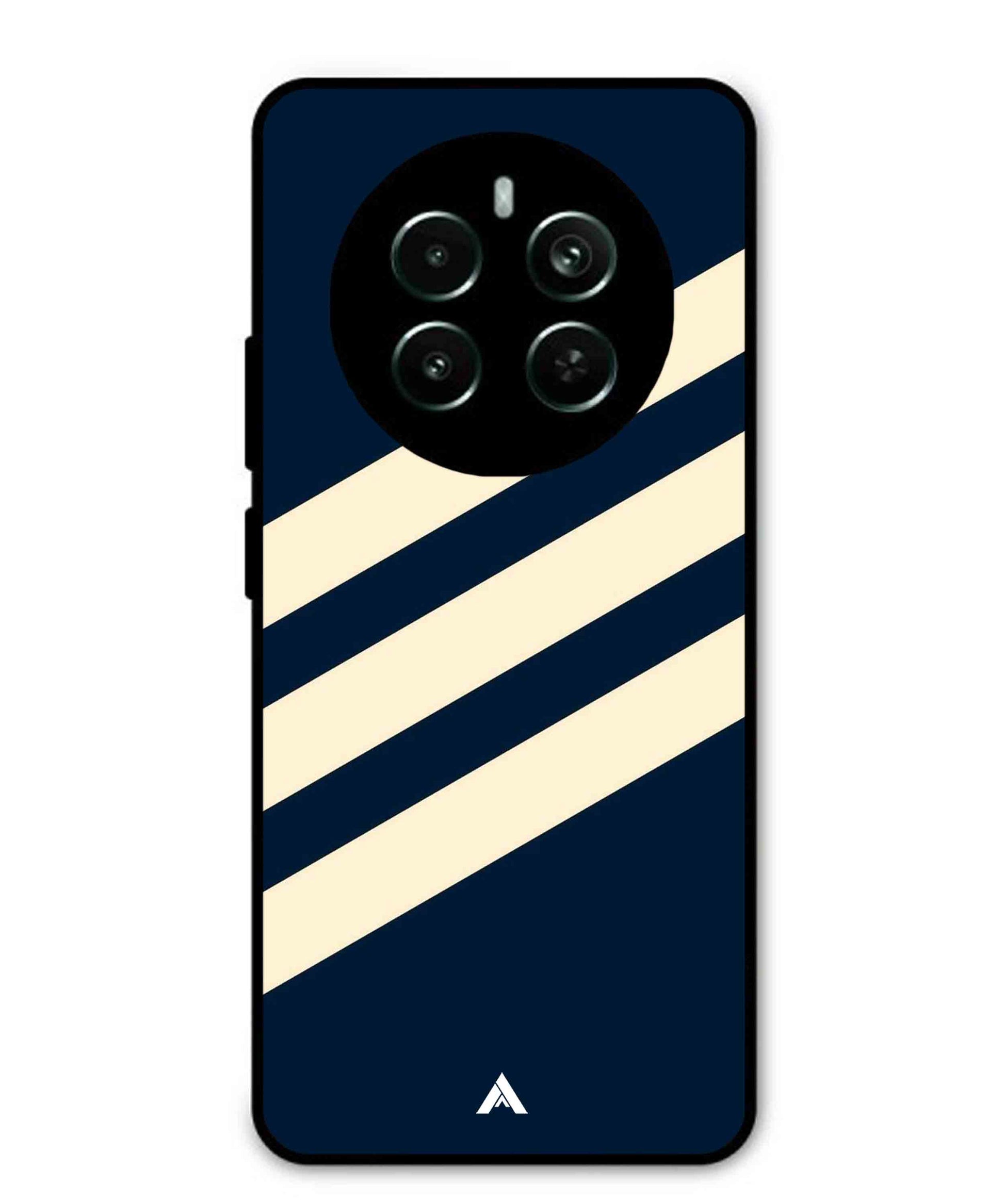 Stripe Pattern 16 Metal Back Cover Phone Case for Realme Narzo 70