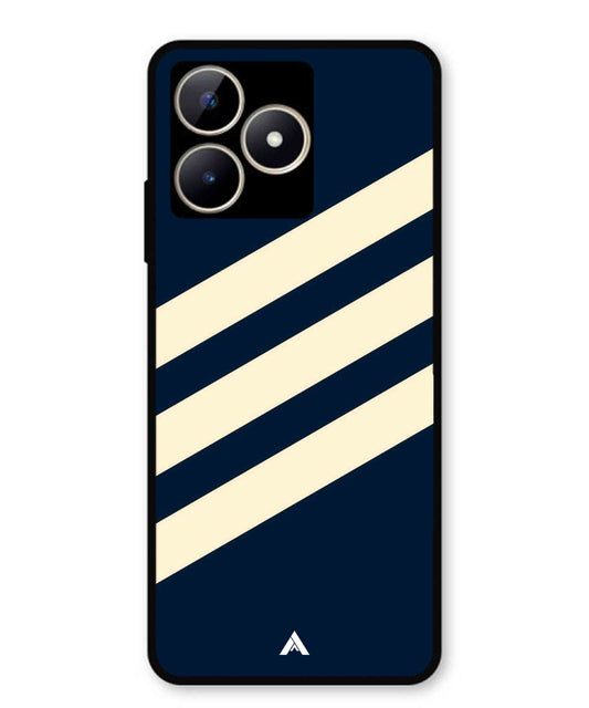 Stripe Pattern 16 Metal Back Cover Phone Case for Realme Narzo N53