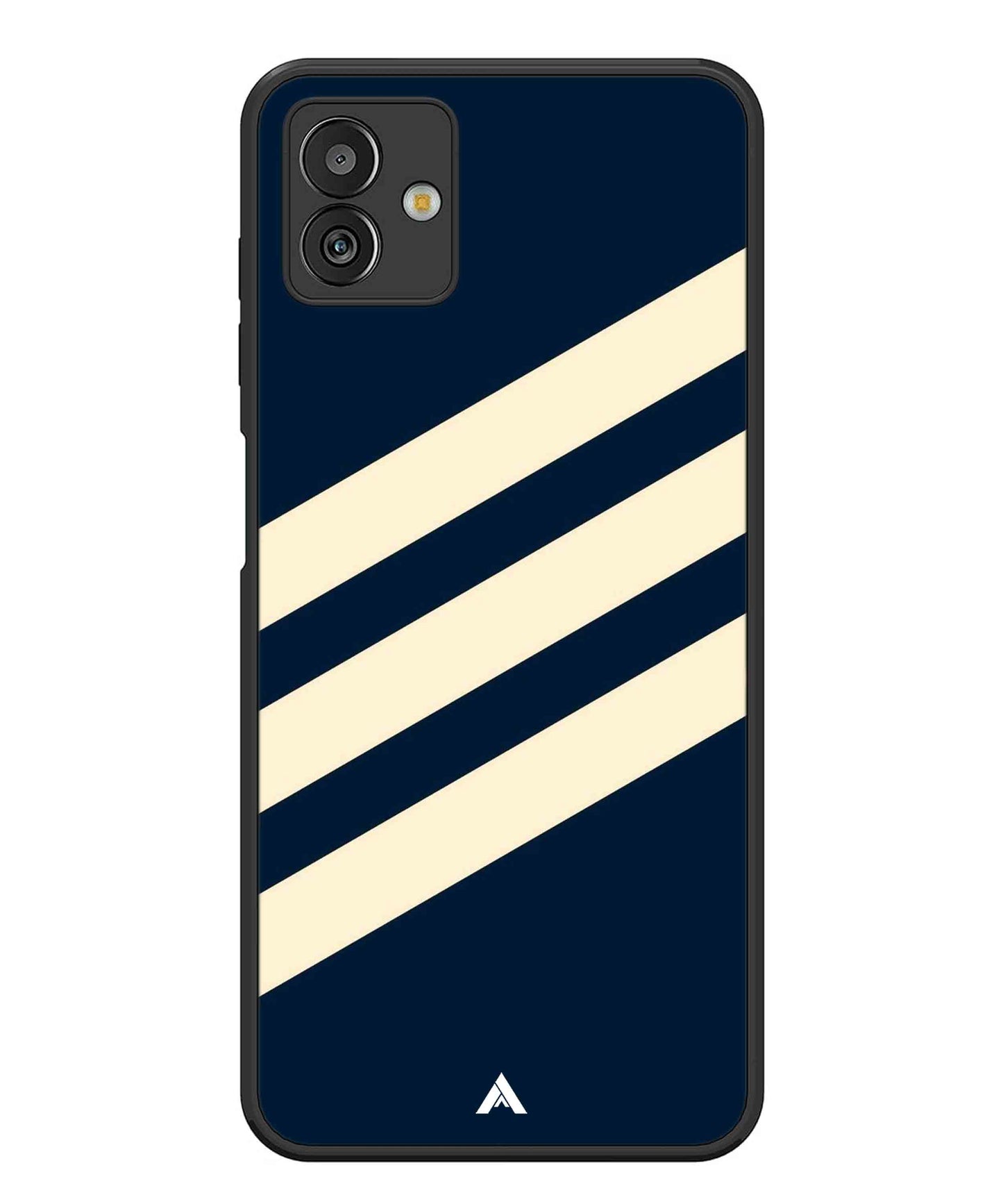 Stripe Pattern 16 Metal Back Cover Phone Case for Samsugn Galaxy M13 5G