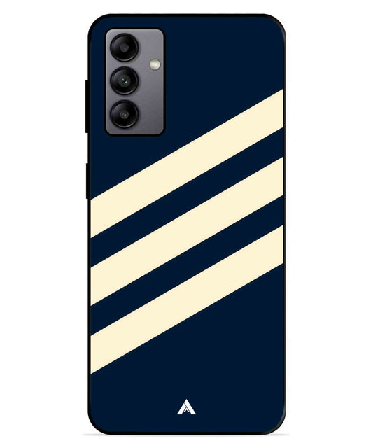 Stripe Pattern 16 Metal Back Cover Phone Case for Samsung Galaxy A04s