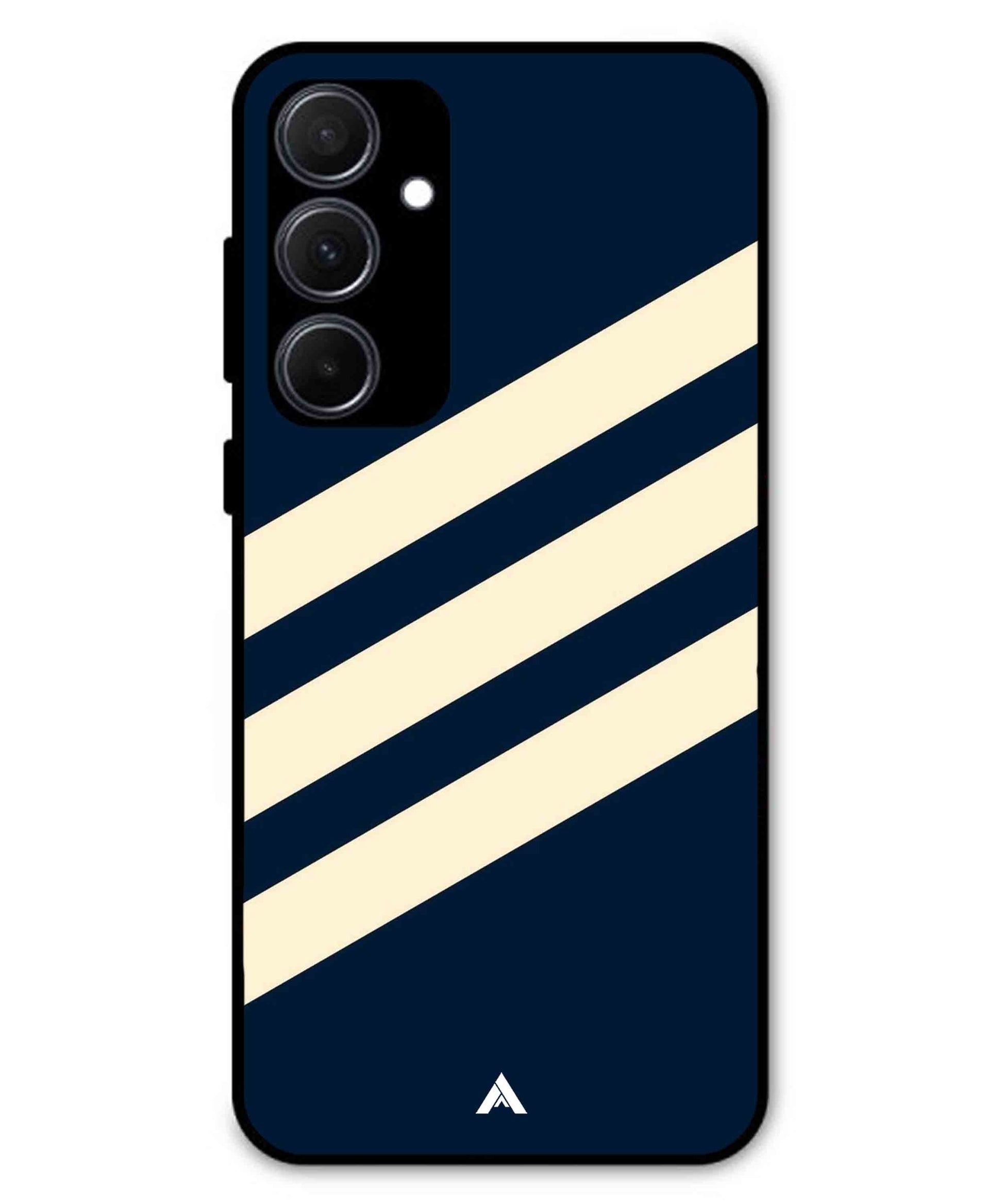 Stripe Pattern 16 Metal Back Cover Phone Case for Samsung Galaxy A35