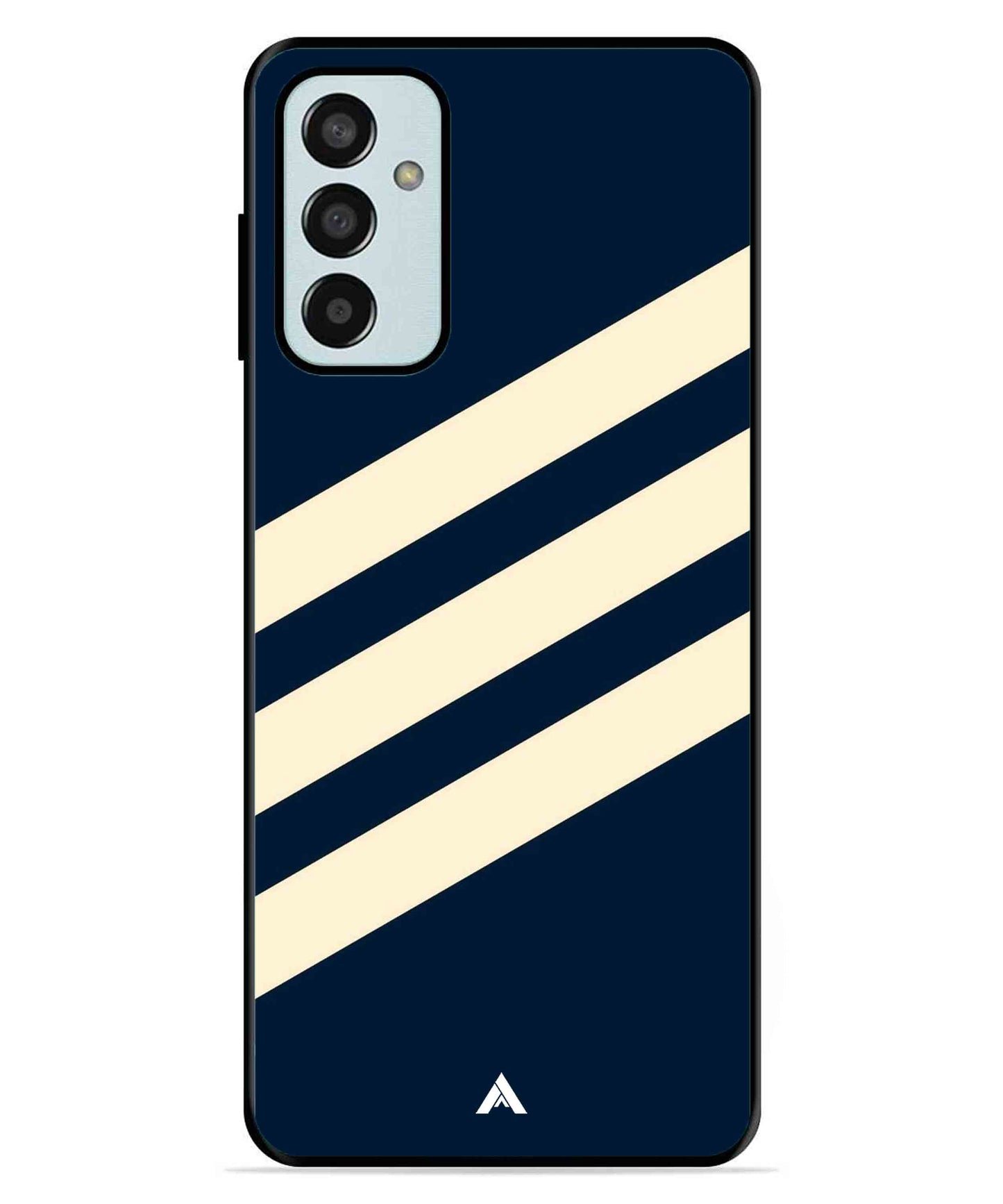 Stripe Pattern 16 Metal Back Cover Phone Case for Samsung Galaxy F13 4G