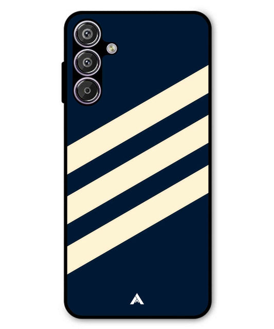 Stripe Pattern 16 Metal Back Cover Phone Case for Samsung Galaxy F15