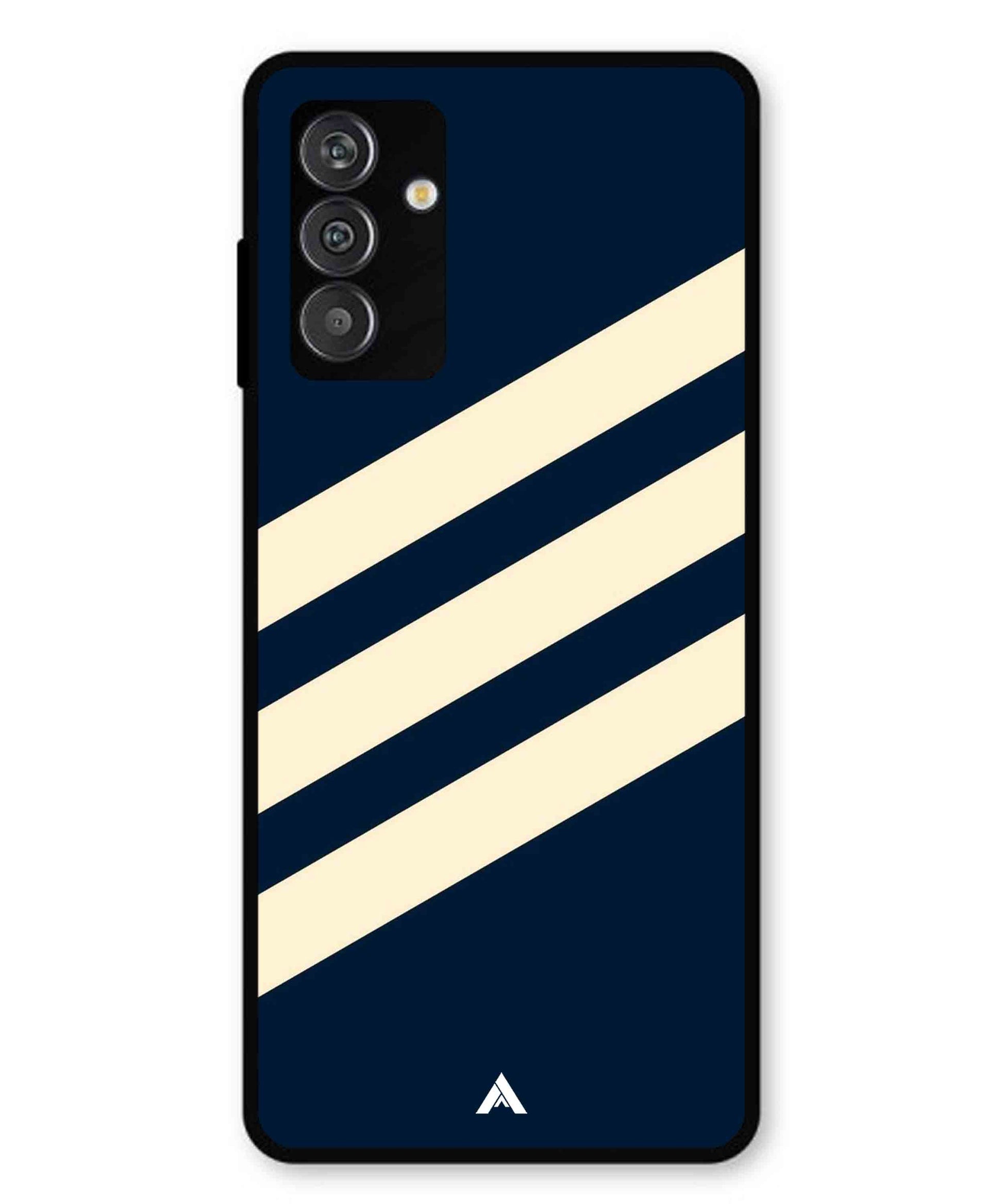Stripe Pattern 16 Metal Back Cover Phone Case for Samsung Galaxy M14