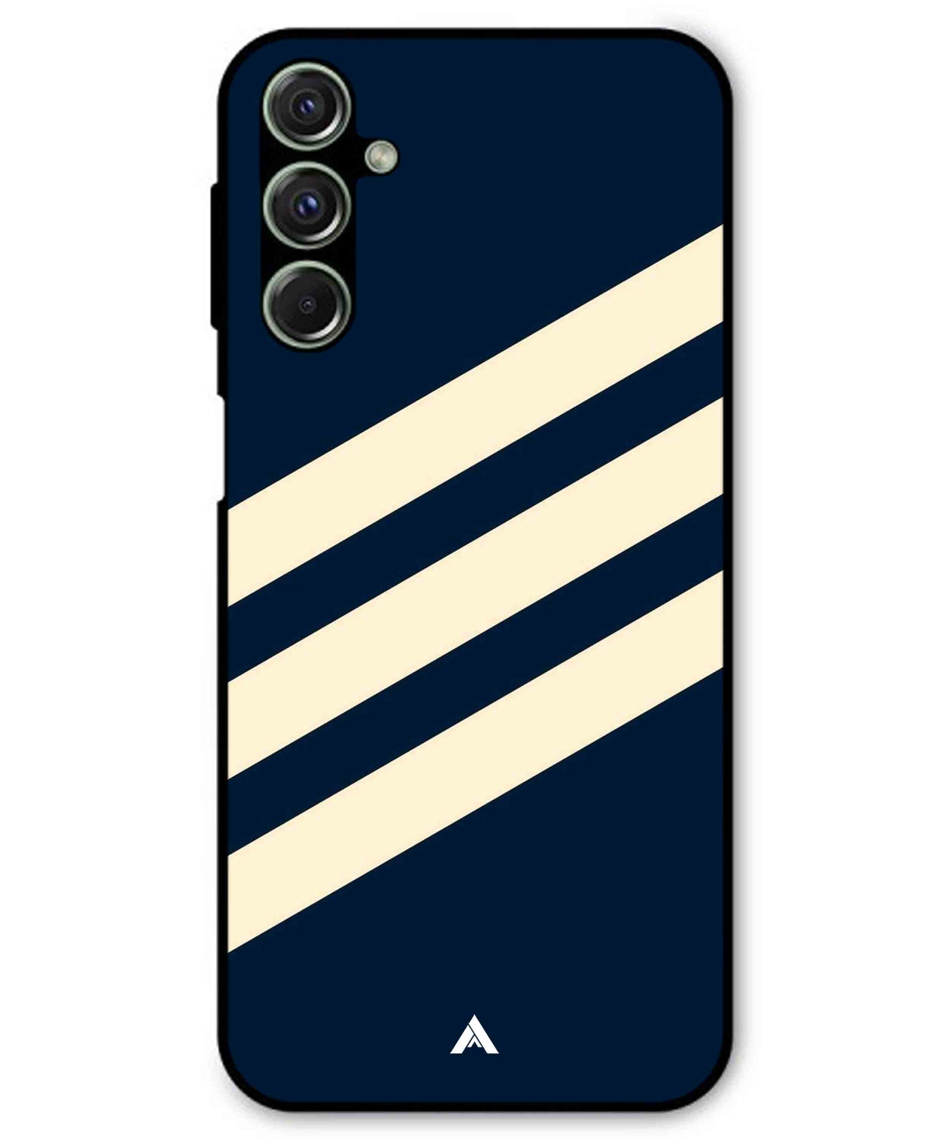 Stripe Pattern 16 Metal Back Cover Phone Case for Samsung Galaxy M34