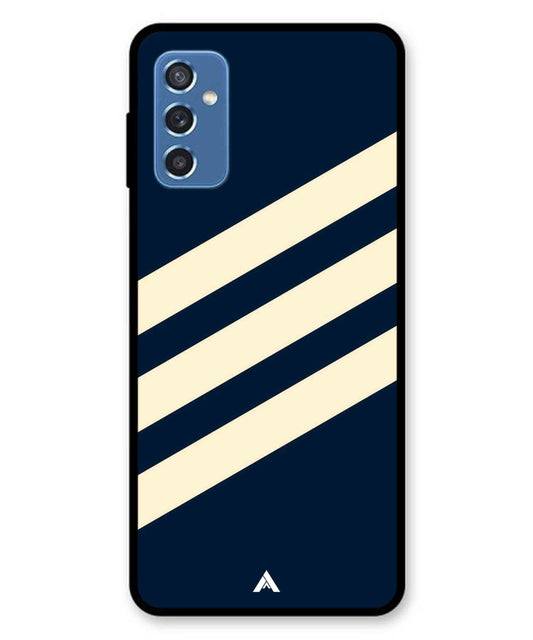 Stripe Pattern 16 Metal Back Cover Phone Case for Samsung Galaxy M52