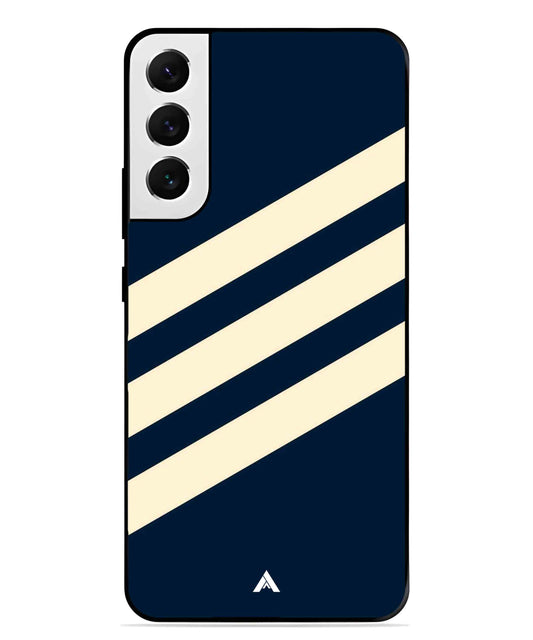 Stripe Pattern 16 Metal Back Cover Phone Case for Samsung Galaxy S21 Plus