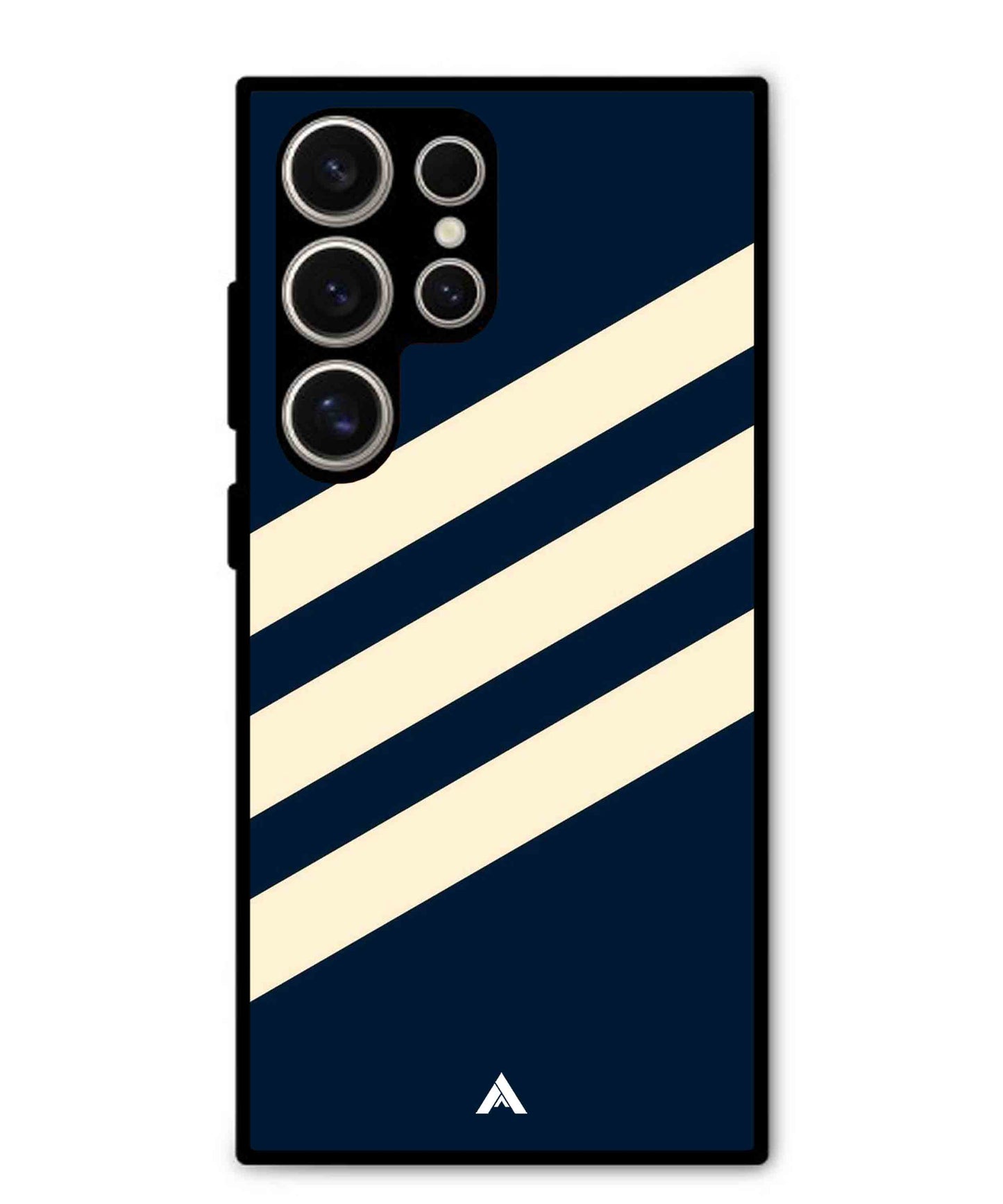 Stripe Pattern 16 Metal Back Cover Phone Case for Samsung Galaxy S24 Ultra