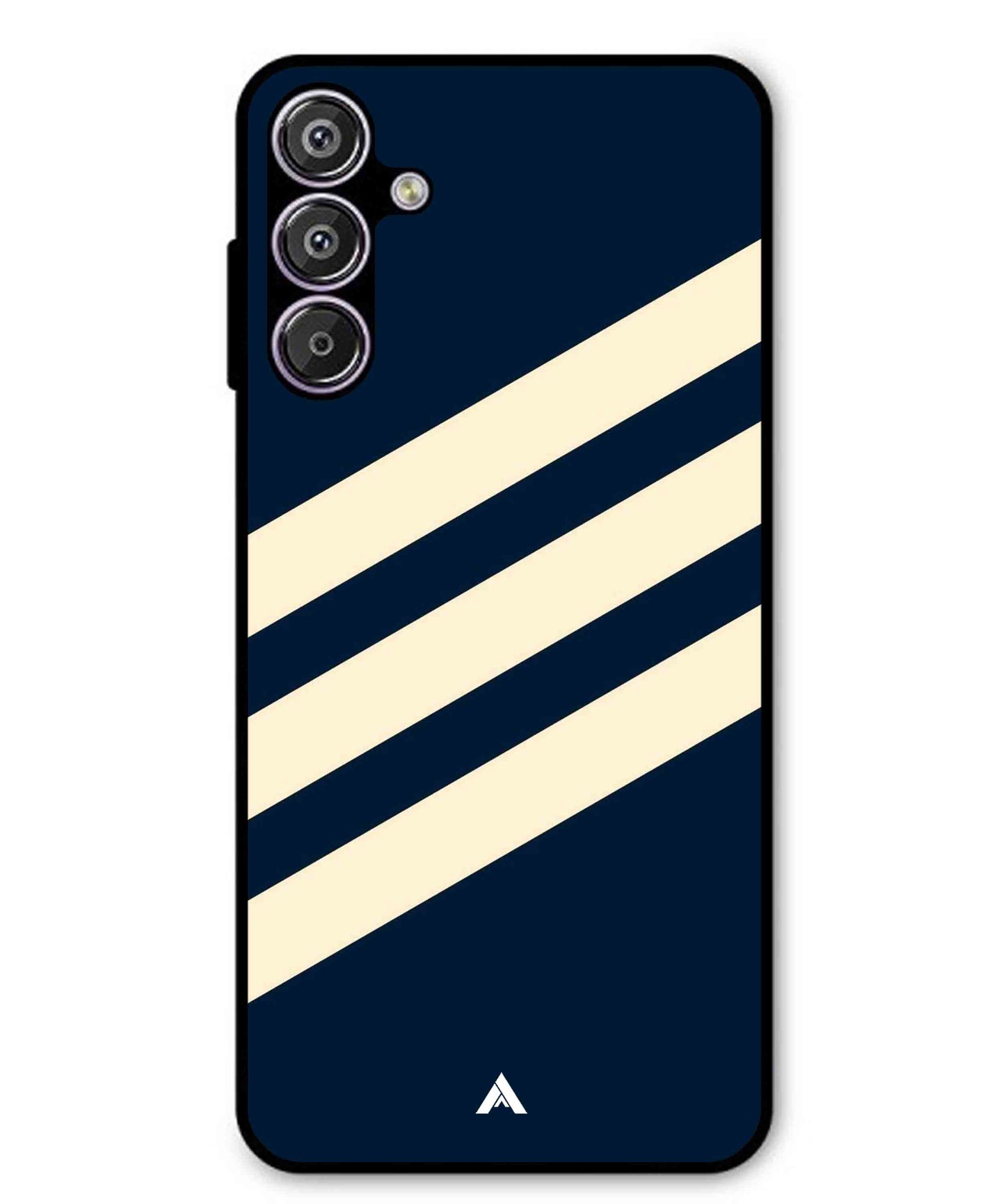 Stripe Pattern 16 Metal Back Cover Phone Case for Samsung Galaxy S25
