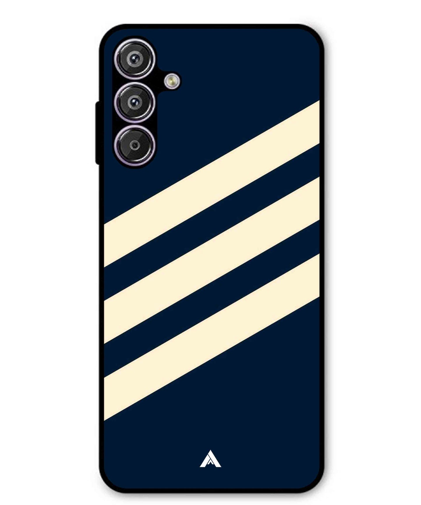 Stripe Pattern 16 Metal Back Cover Phone Case for Samsung Galaxy S25 Plus