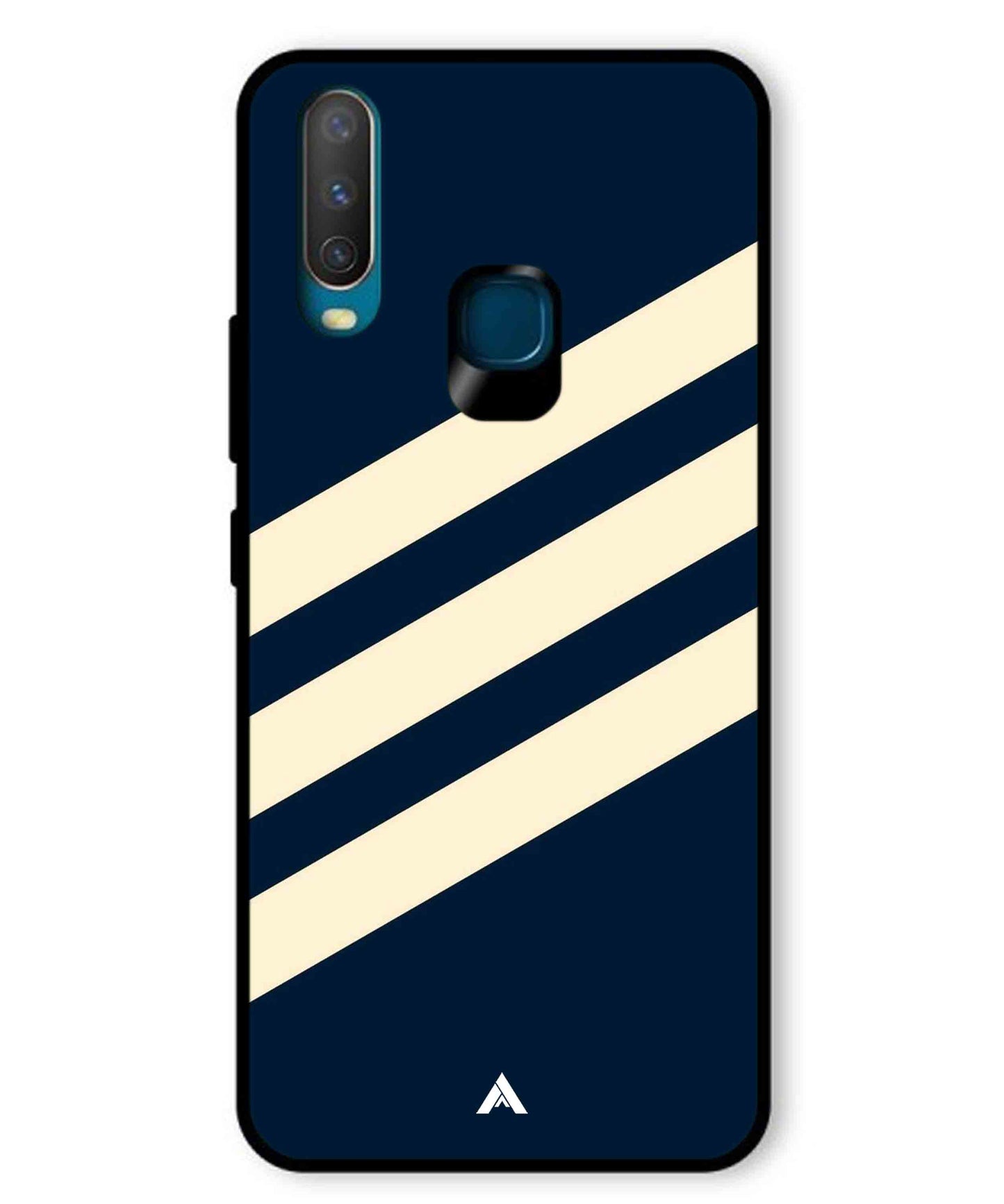 Stripe Pattern 16 Metal Back Cover Phone Case for Vivo U10