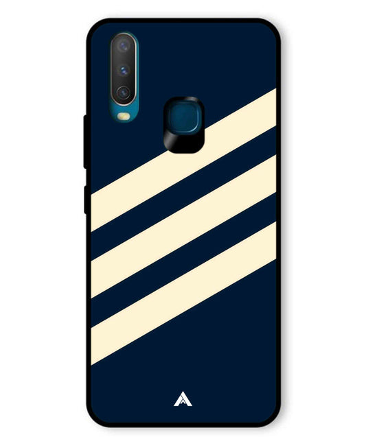 Stripe Pattern 16 Metal Back Cover Phone Case for Vivo U10