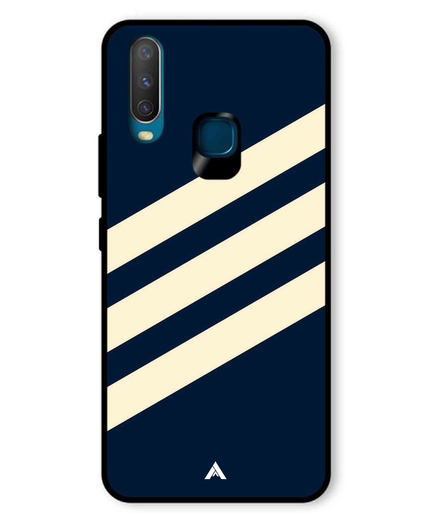 Stripe Pattern 16 Metal Back Cover Phone Case for Vivo Y12