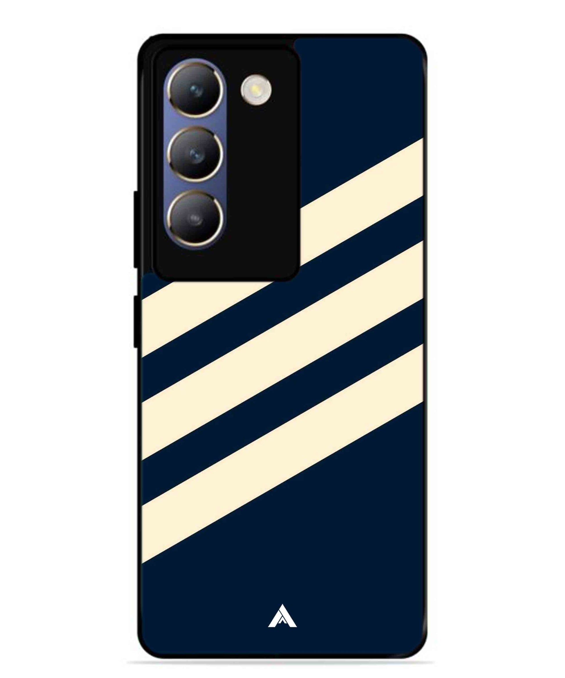 Stripe Pattern 16 Metal Back Cover Phone Case for Vivo Y200e