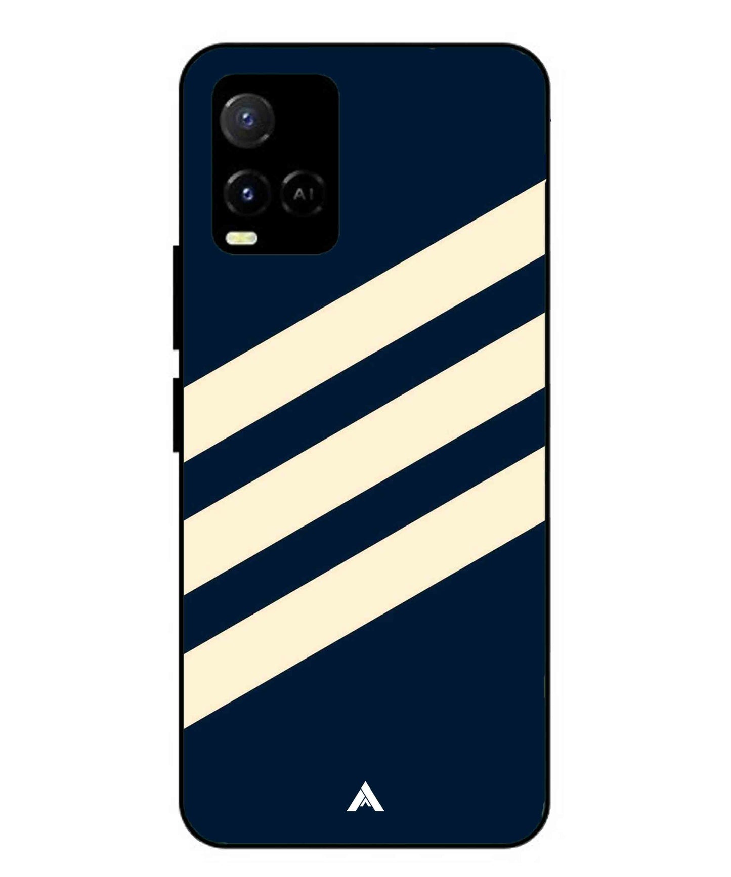 Stripe Pattern 16 Metal Back Cover Phone Case for Vivo Y21