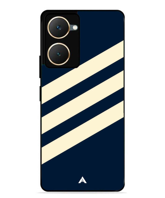 Stripe Pattern 16 Metal Back Cover Phone Case for Vivo Y28s