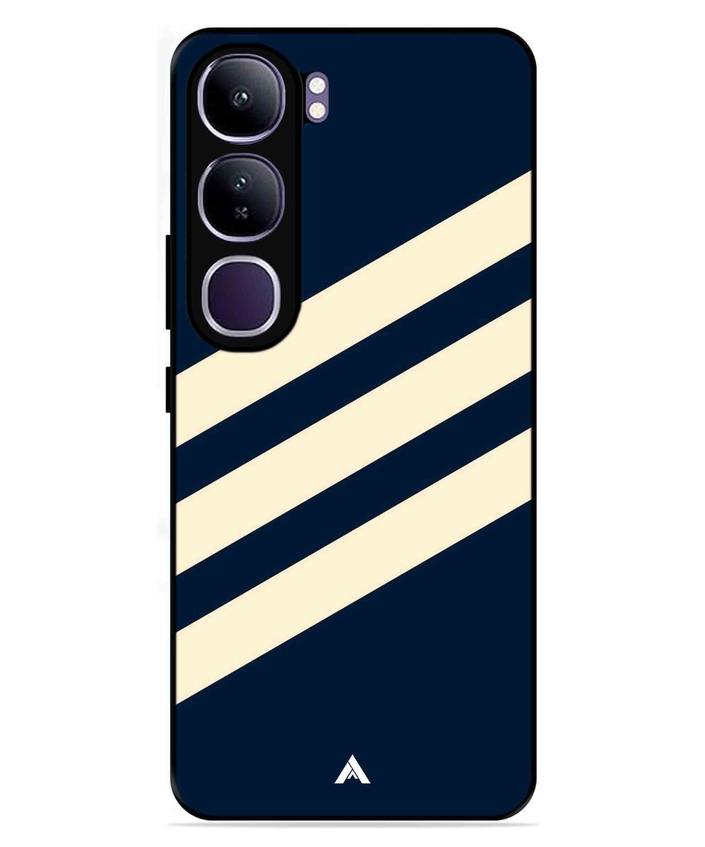 Stripe Pattern 16 Metal Back Cover Phone Case for Vivo Y300